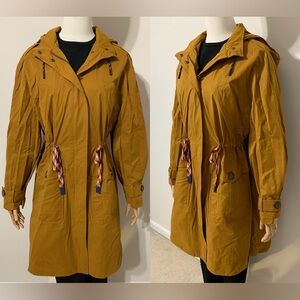 Zara Velvet Tan / Turmeric Oversized Coat Jacket
